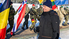 NATO daugianacionalinės kovinės grupės vadovavimo perdavimo ceremonija