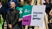 Laisvės ir Žaliųjų partijos pristatė bendrą kandidatę į Kauno merus