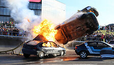 &bdquo;Bike Show Millennium 2016&rdquo; stunt show
