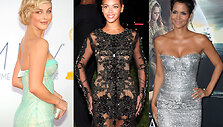 I&scaron; kairės į de&scaron;inę: Juliane Houhg, Beyonce Knowles ir Halle Berry