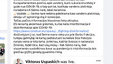 Teisingumo ministrė Evelina Dobrovolska įspėjo dėl tariamai gydančio vandens