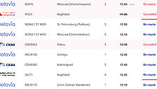 Skrydžiai i&scaron; Irako į Minską: vienas buvo at&scaron;auktas, kitas įvyko