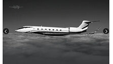 Jurijaus &Scaron;eflerio lėktuvas &bdquo;Gulfstream G650&ldquo;