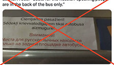 Netikras nurodymas rusakalbiams sėsti į autobuso galą paplito socialiniuose tinkluose