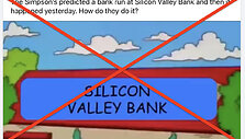 Netrukus po &bdquo;Silicon Valley Bank&ldquo; žlugimo internete ėmė plisti žinutės, esą tai buvo nuspėta seriale &bdquo;Simpsonai&ldquo;