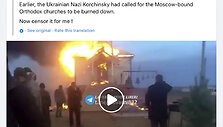 Melaginga žinia apie Ukrainoje tariamai sudegusią cerkvę paplito po Europą