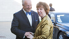 Juozas Olekas ir Cathy Ashton