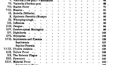 Williamo Oslerio knygos &bdquo;Medicinos principai ir praktika&ldquo; (1892 m.) turinyje buvo paminėta gerokai daugiau nei 7 ligos