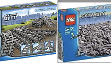 Tikrasis &bdquo;Lego&ldquo; rinkinys, pažymėtas numeriu 7895, ir kompiuteriu pakeista jo dėžutės nuotrauka