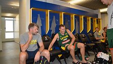 Lietuvos rinktinės treniruotė Las Palme
