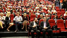 Tarptautinio Kauno kino festivalio atidarymo akimirka 