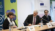 A. Kelly (kairėje), A. Taurantas (antras i&scaron; kairės)