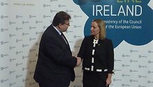 Linas Linkevičius ir Lucinda Creighton