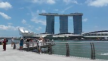 Marine Bay Sands kompleksas su meno ir mokslo centru