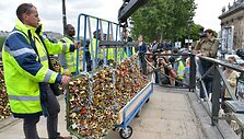 Pont des Arts tiltas Paryžiuje