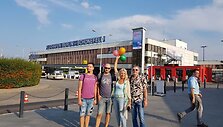 Keliaujame į Bosniją. Berlyno oro uostas