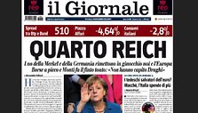 Laikra&scaron;čio &bdquo;Il Giornale&ldquo; pirmasis puslapis