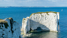 Senojo Hario uolos (Old Harry Rocks)