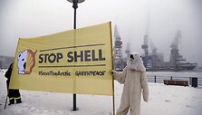 Protestas prie&scaron; &bdquo;Shell&ldquo;
