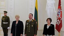 Prezidentūroje Vilmantui Tamo&scaron;aičiui suteiktas brigados generolo laipsnis