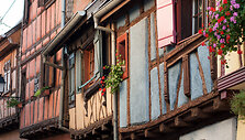 Egisemo (Eguisheim) miestelis Prancūzijoje