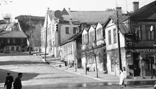 Kauno Chasidų singogos pastatas 1961 m. Fotografas S. Luko&scaron;ius. Kauno miesto muziejaus fondai