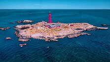 Hamnesk&auml;r sala su Pater Noster &scaron;vyturiu