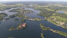 Trakų ist. nac. parko ežerų panorama