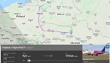 &bdquo;WizzAir&ldquo; skrydis tarp Kijevo ir Vilniaus pailgėjo iki 1,5 val.