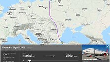 Antradienio &bdquo;Turkish Airlines&ldquo; skrydis tarp Stambulo ir Vilniaus i&scaron; esmės nepailgėjo