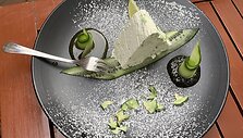 Agurkų ledai restorane Grėjaus namas