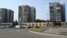 &Scaron;itie Tilžės daugiabučiai matomi ir i&scaron; Lietuvos pusės