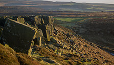 Curbar Edge uola