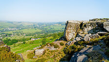 Curbar Edge uola
