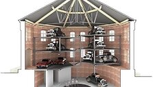 Dujų fabrike &ndash; senovinių automobilių ekspozicija.
