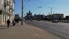 Ankstyvas rytas Minsko centre