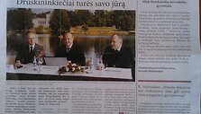 Leidinyje &bdquo;Mano Druskininkai&ldquo; &ndash; gausu atviros ir užslėptos politinės reklamos, agitacijos ir liaupsių vienai i&scaron; kandidačių K.Mi&scaron;kinienei