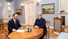 Arūnas Gelūnas ir Dalia Grybauskaitė