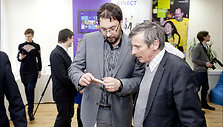 &bdquo;Microsoft Lietuva&ldquo; generalinis direktorius Kristijonas Kaikaris (kairėje)