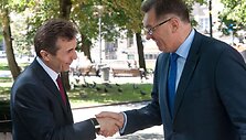 Bidzina Ivani&scaron;vilis ir Algirdas Butkevičius