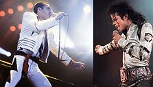 Freddie Mercury ir Michaelas Jacksonas