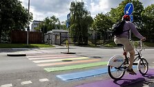 Perėja prie Rusijos ambasados Stokholme