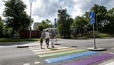 Perėja prie Rusijos ambasados Stokholme