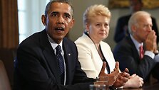 Baracko Obamos ir Baltijos &scaron;alių vadovų susitikimas