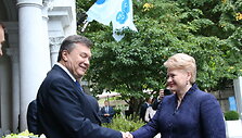 Dalia Grybauskaitė Ukrainoje