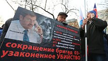 Medikų protestas Maskvoje
