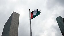 Palestinos vėliavos pakėlimo ceremonija