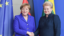 Dalia Grybauskaitė ir Angela Merkel