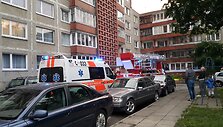 Sprogimas ir gaisras Klaipėdoje