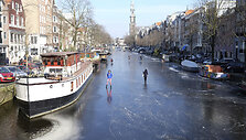 Žiema Amsterdame